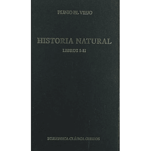 Historia Natural Libros I-ii