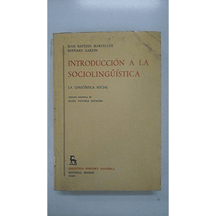 Introduccion A La Sociolinguistica