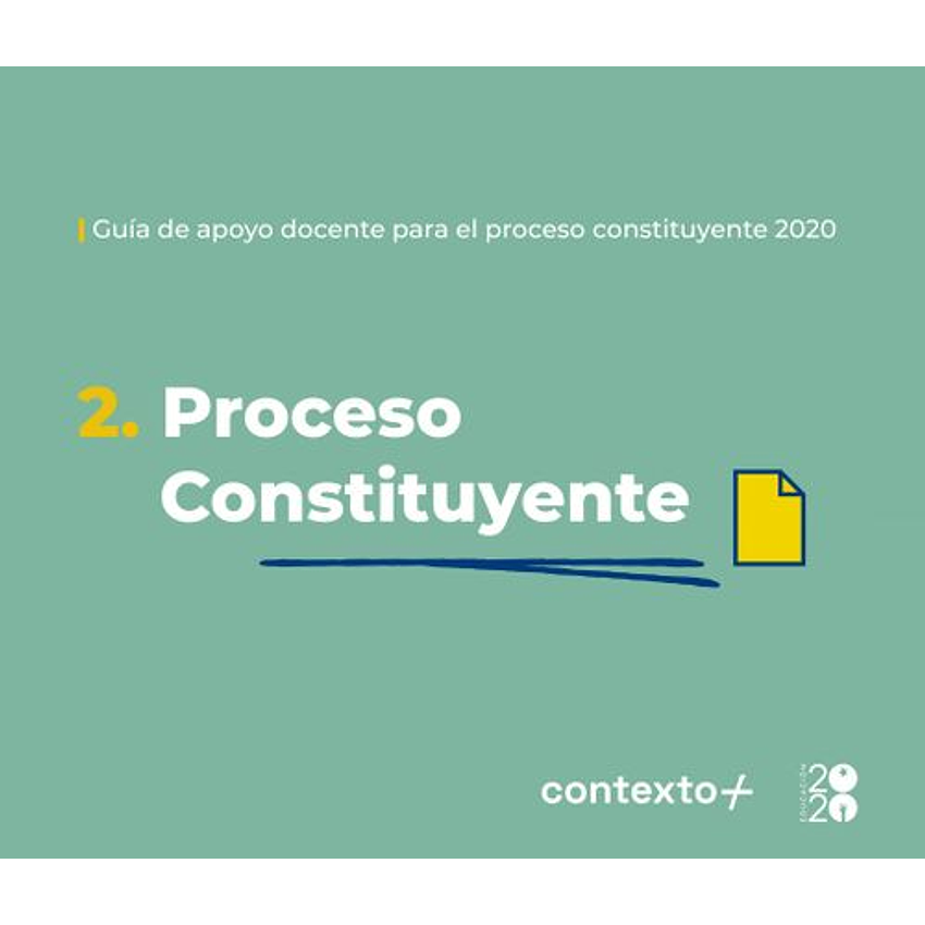 Proceso Constituyente Guia De Apoyo Docente Para El Proceso Constituyente 2020 1