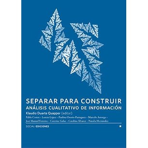 Separar Para Construir Analisis Cualitativo De Informacion