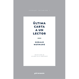 Ultima Carta A Un Lector