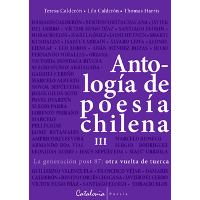 Antologia De Poesia Chilena Iii 1