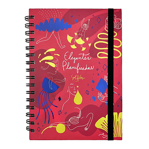 Planner Elegantes Planificadas Rojo