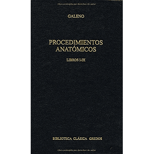 Procedimientos Anatomicos Libros I-ix
