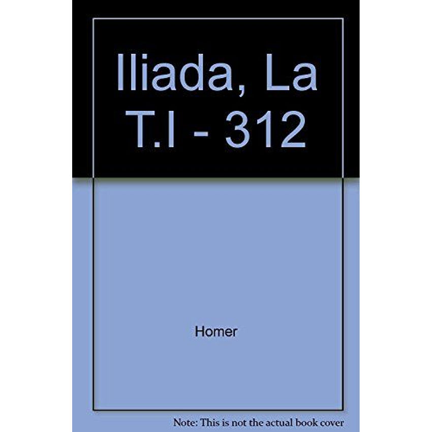 La Iliada I 1