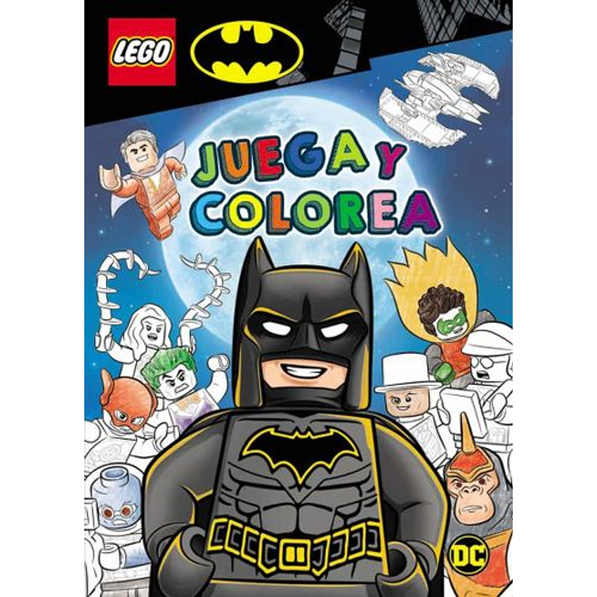 Batman Lego Juega Y Colorea 1