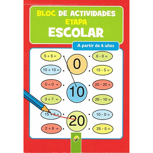Bloc De Actividades Etapa Escolar