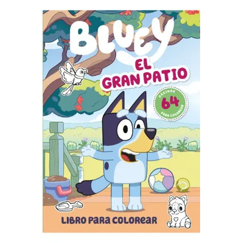 Bluey 2 El Gran Patio (Libro Para Colorear) 1
