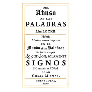 Del Abuso De Las Palabras
