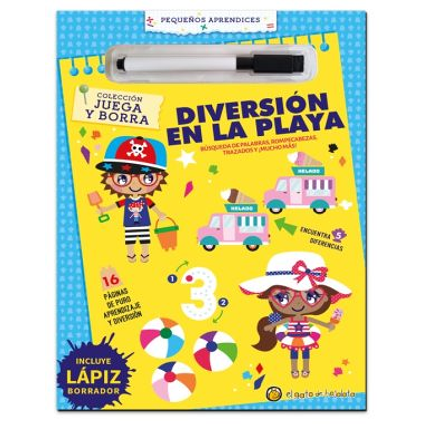 Diversion En La Playa Coleccion Juega Y Borra 1