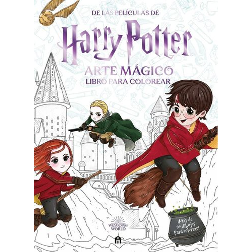 Harry Potter Arte Magico Libro Para Colorear 1