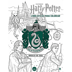 Harry Potter Libro Oficial Para Colorear Slytherin
