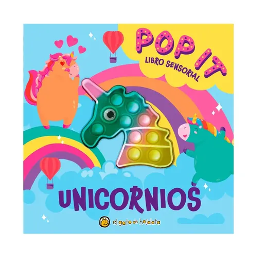 Pop It Libro Sensorial - Unicornios 1