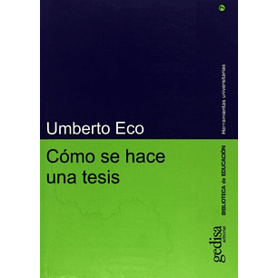 Como Se Hace Una Tesis