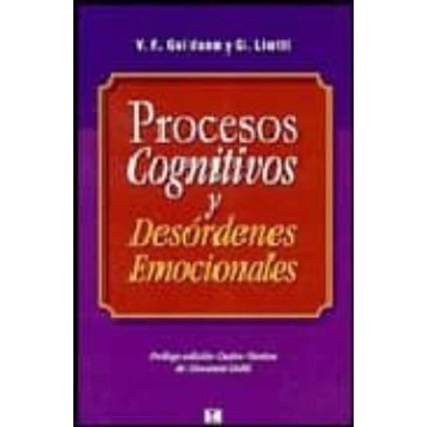 Procesos Cognitivos Y Desordenes Emocionales 1