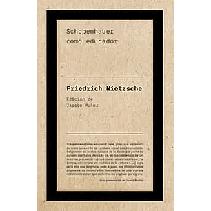 Schopenhauer Como Educador