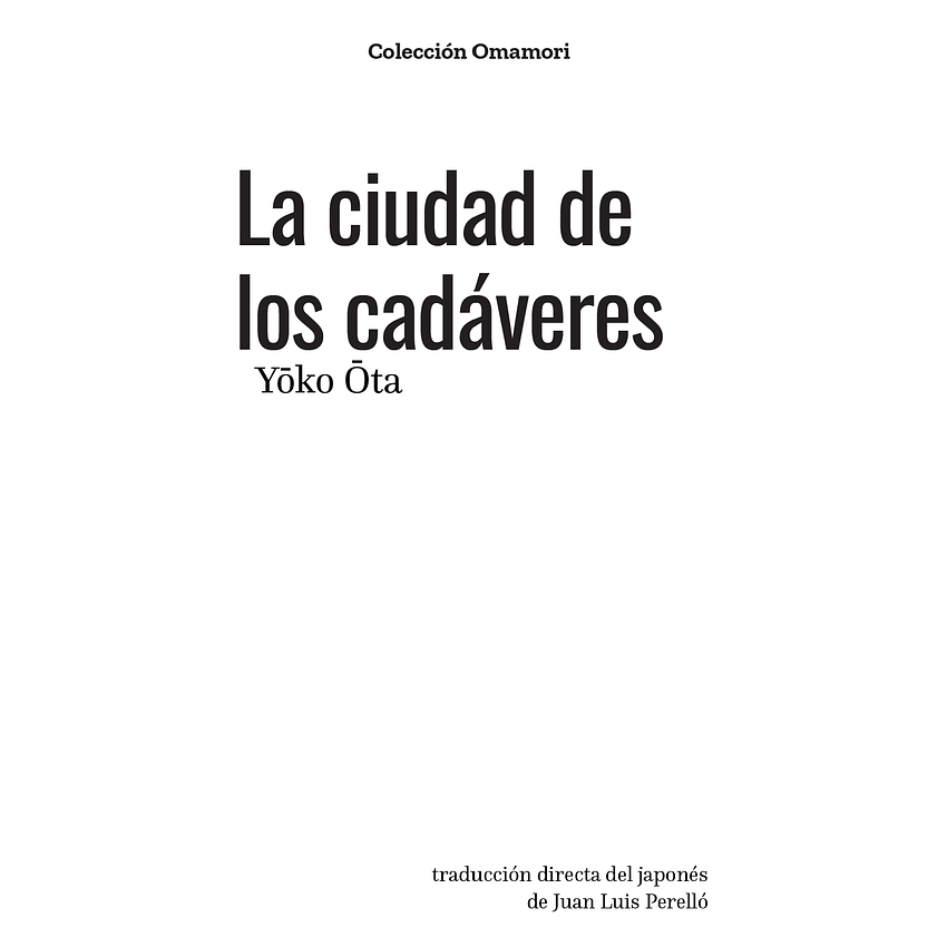 La Ciudad De Los Cadaveres 1