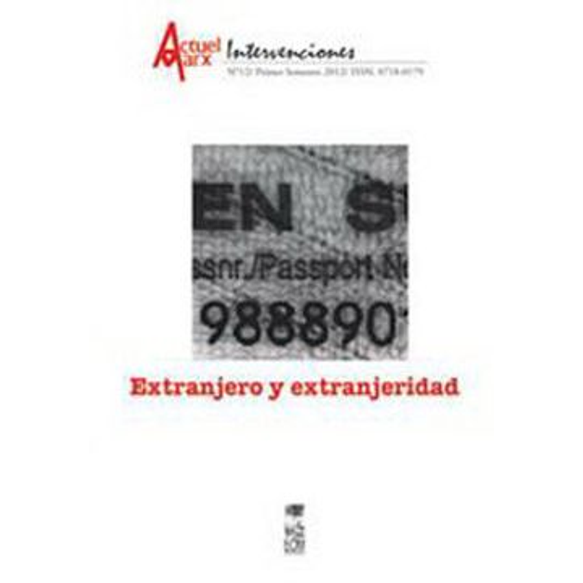Extranjero Y Extranjeridad 1