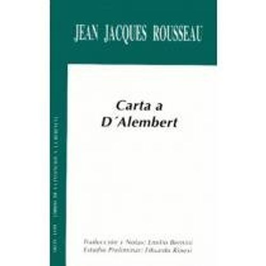 Carta A D'alembert 1