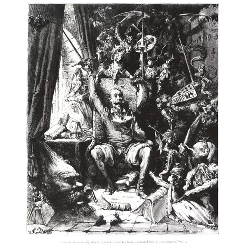 Impreso Quijote Dore 1