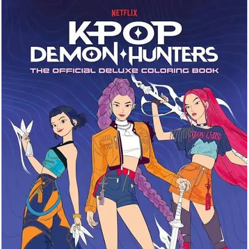 Kpop Demon Hunters Libro Oficial Para Colorear  1