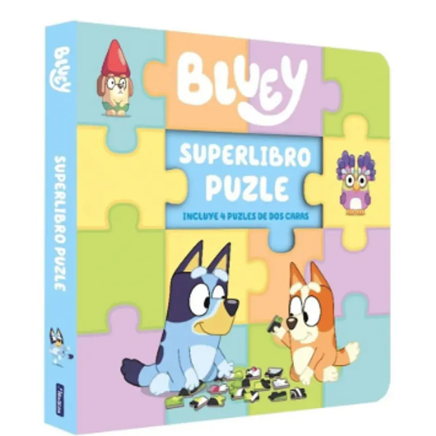 Super Libro De Rompecabezas - Bluey 1