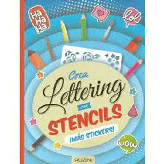 Crea Lettering Con Stencils [Con Stickers]