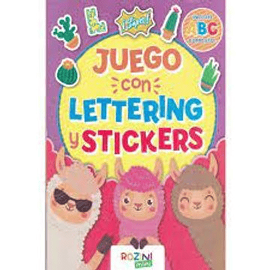 Juego Con Lettering Y Stickers [Incluye Abc Completo]