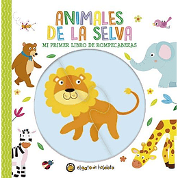 Mi Primer Libro De Rompecabezas: Animales De La Selva