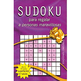 Sudoku Para Regalar A Personas Maravillosas