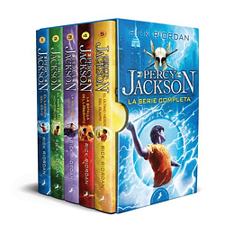 Estuche Percy Jackson Y Los Dioses Del Olimpo La Serie Completa 