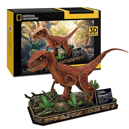 Velociraptor Armable Puzzle 3d 