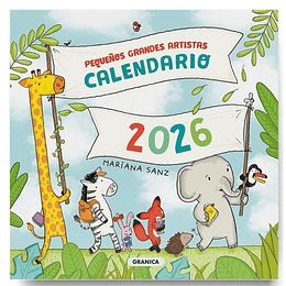 Calendario Pared Pequeños Grandes Artistas 2026