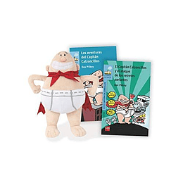 Pack Capitan Calzoncillos (Incluye Muñeco)