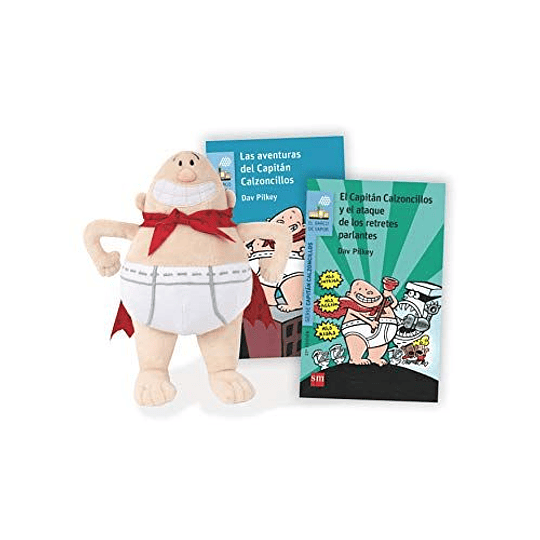 Pack Capitan Calzoncillos (Incluye Muñeco)