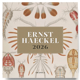 Calendario Pared 2026 Ernst Haeckel 