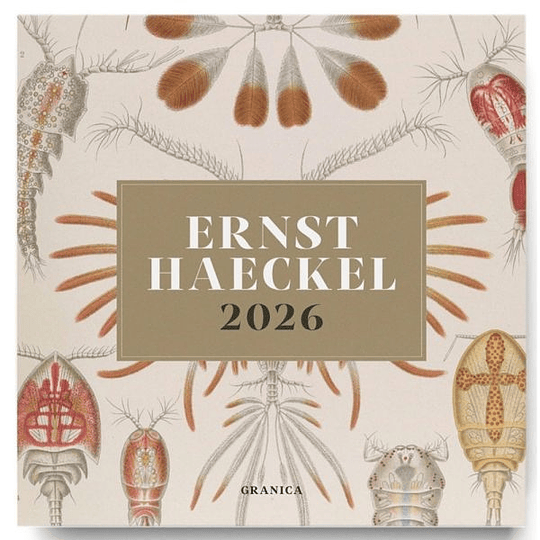Calendario Pared 2026 Ernst Haeckel 