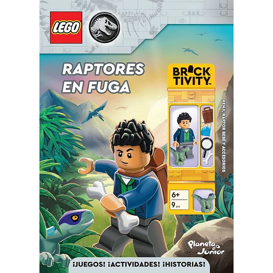 Lego Jurassic Worl. Raptores En Fuga