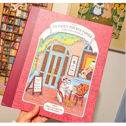 Un Paseo Por Rue Papier - Libro Para Colorear