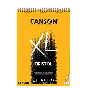 Croquera Bristol XL Marca Canson 50 Hojas 29,7 x 42 cm (A3) 180 gr