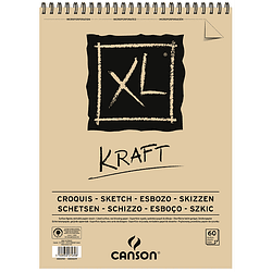 Croquera XL Kraft 60 Hojas 29,7 x 42 (A3) 90 Gr Canson