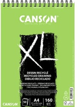 Croquera XL Recyclé Canson A4 50 Hojas 21 x 29,7 160 Gr