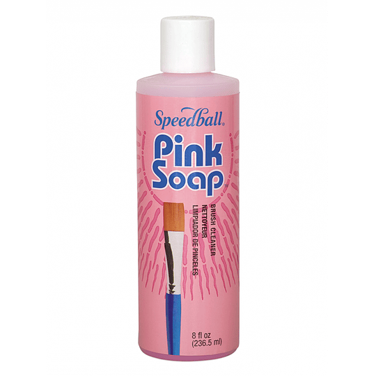 Limpiador De Pinceles Pink Soap Speedball 236 ML / 8oz - Image 1