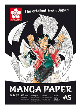 Block Sakura Papel Bristol para Manga 250gr 