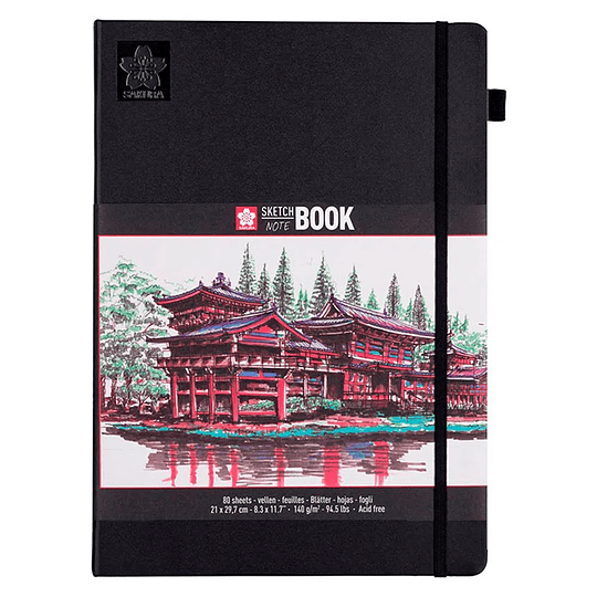 SketchBook Sakura Hoja Crema 21x30 Cm 80 Hojas - Image 1