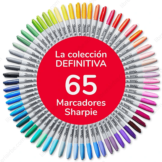 Set 65 Marcadores Sharpie Punta Fina Edición Especial - Image 3