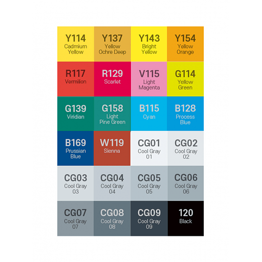 Set 24 Marcadores de Colores Alpha Design  - Image 3