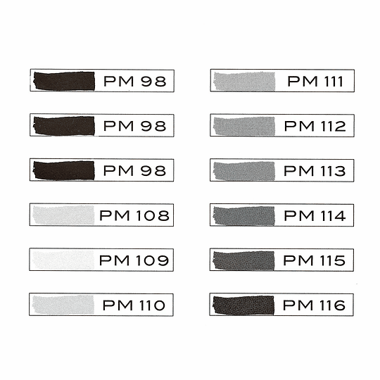Set 12 Marcadores Alcohol Prismacolor Premier Art Markers (Cool Grey)  - Image 3