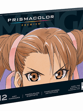 Set Manga 12 Marcadores Alcohol Prismacolor Premier 