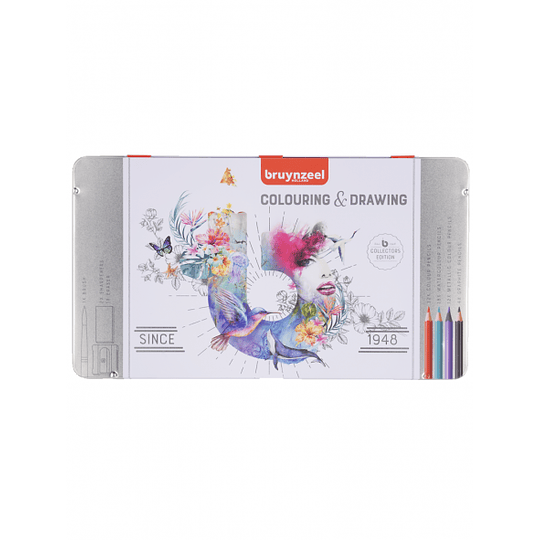 Lápices De Colores Bruynzeel Colouring & Drawing 70 Piezas - Image 1